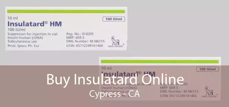Buy Insulatard Online Cypress - CA