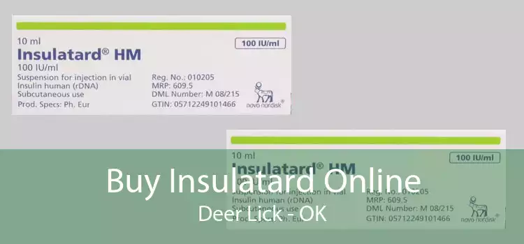 Buy Insulatard Online Deer Lick - OK