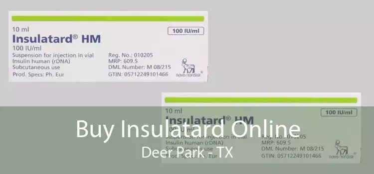 Buy Insulatard Online Deer Park - TX
